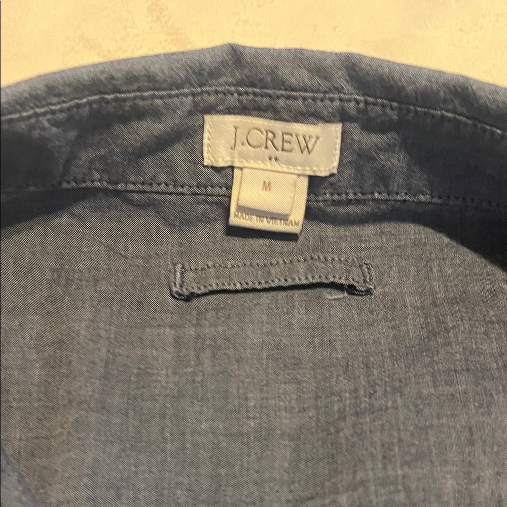 J. Crew Dark Blue Casual Button-Down Shirt - Picture 5 of 6